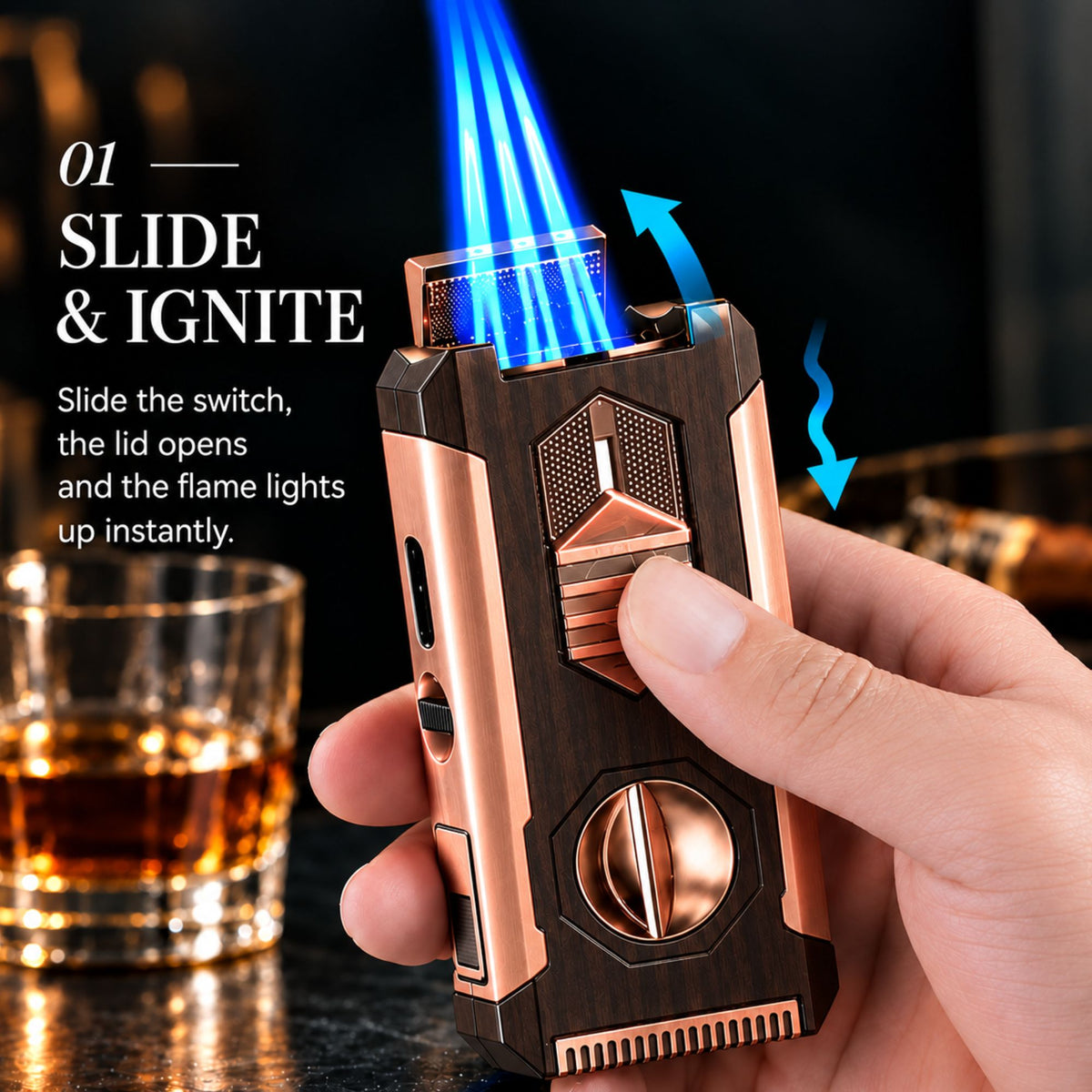 The Ignatto — All-in-One Cigar Lighter
